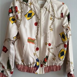 Vibrant Satin Blazer- Lightly Worn , Great Condition